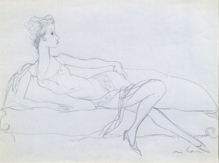 MUJER EN CHAISE-LONGUE