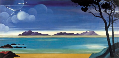 Paisaje con las Islas Cies