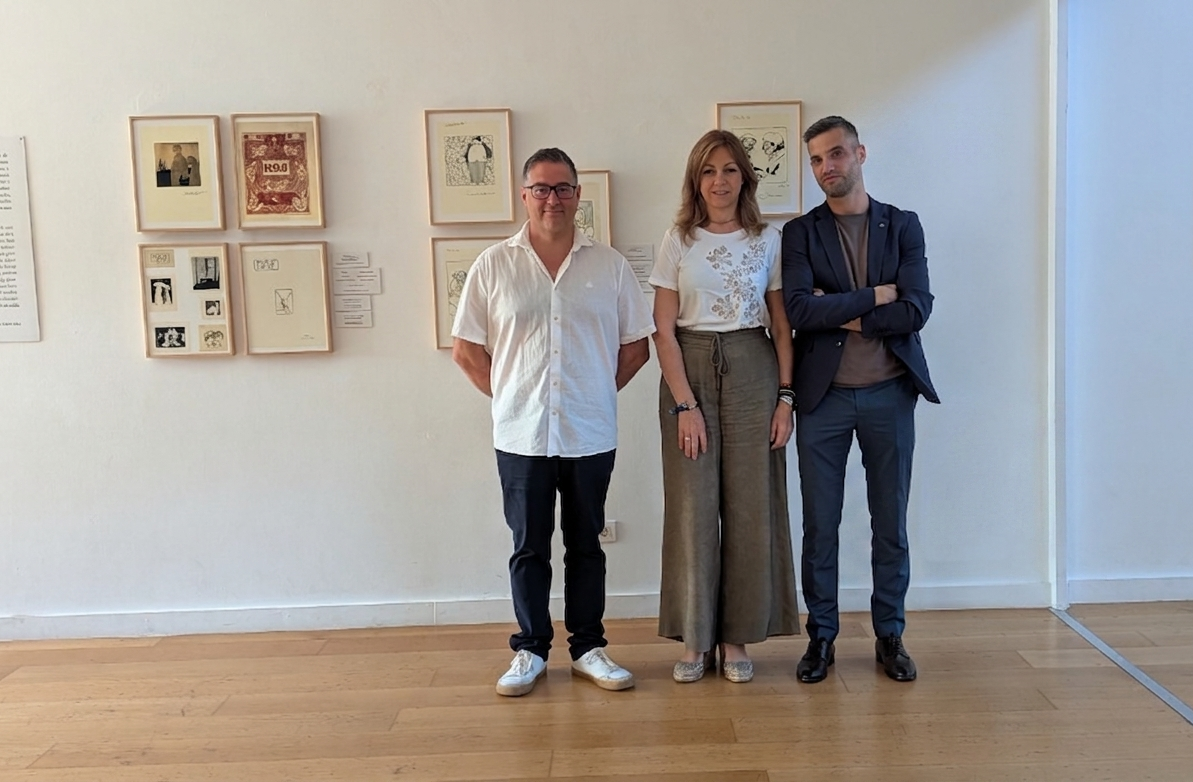 Afundación, ABANCA y el Concello de Camariñas inauguran «Castelao grafista (facsímile)» 